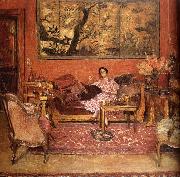 Edouard Vuillard Heng oakes curled madam Germany oil painting artist
